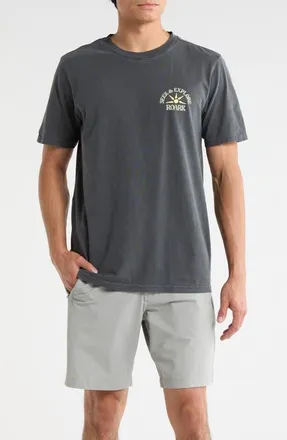 Roark Seek & Explore Cotton Graphic T-Shirt in Charcoal at Nordstrom, Size Xx-Large