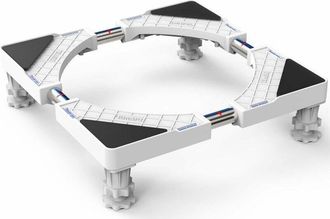 OEM [nunca Usado] Base De Soporte Para Lavadora, Frigor&iacute;fico, Lavadora Y Secadora, Longitud Ajustable De 50 A 66 Cm, Capacidad De Carga De 300 Kg Con Redu