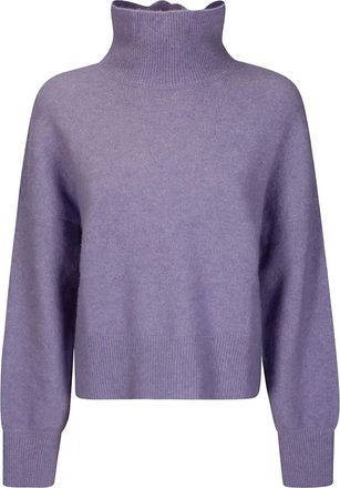 Sams&oslash;e & Sams&oslash;e Maglione Nola a collo alto - Viola