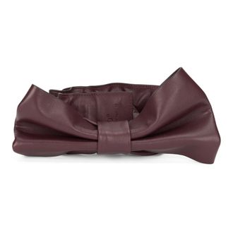 Red Valentino Hair Accessories, female, Red, Size: M Large Bow Hair Accessory