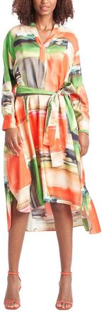 Natori Hikaru Silk-Blend Oversized Dress
