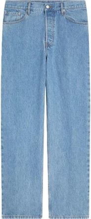 Dries Van Noten Peyter Den 4400 Broek - Heren - Regular Fit Jeans - Blauw - W32 - Katoen - Jeans