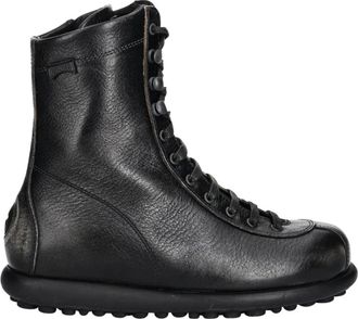 Camper Pelotas Ariel Enkellaars - Dames - Veterlaarzen - Zwart - 36 EU - Leer - Schoenen