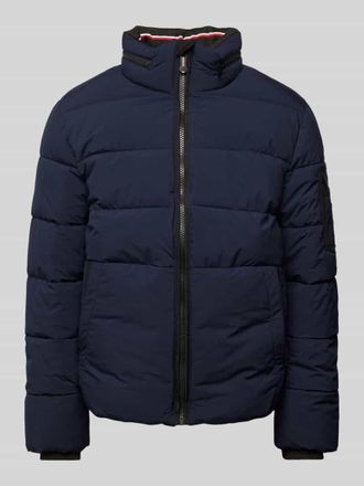 Tom Tailor Steppjacke mit Stehkragen in Marine, Größe XXXL