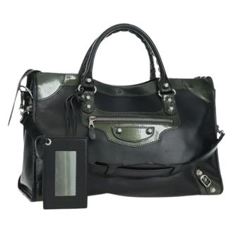 Balenciaga Pre-owned Vintage Handtas - Dames - Vintage Handtas - Zwart - ONE Size - Leer - Vintage