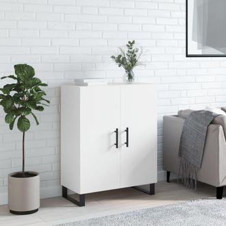 vidaXL Aparador De Madera De Ingenier&iacute;a Blanco 69,5x34x90 Cm Vidaxl
