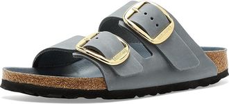 Birkenstock Arizona Big Buckle - Oiled Leather Womens Sandals Basalt Gray : EU 41 (US Womens 10-10.5) Narrow