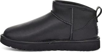 UGG (WMNS) UGG Classic Ultra Mini Leather Black 1117534-BLK
