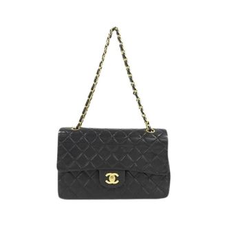 Chanel Pre-owned Lambskin Shoulder Bag - Dames - Pre-owned - Zwart - Maat: ONE Size Leer
