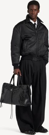 Balenciaga Cocoon Bomber Jacket - Black