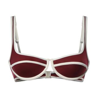 MC2 Saint Barth Amira String Balconette Bikini Top - female - MC2 Saint Barth - Bikinis - Red - S - Swimwear