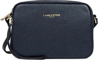 Lancaster Sac trotteur Zipp&eacute; S Dune - Dames - Schoudertassen - Blauw - ONE Size - Leer - Tassen