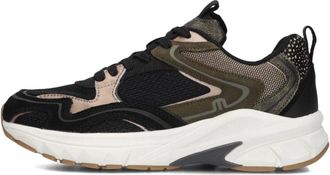 Maruti Schoenen, Dames, Veelkleurig, 39 EU, Zwarte Lage Novi Sneakers