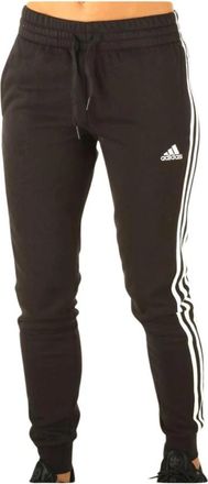 adidas Bedrukte joggingbroek - Dames - Trainingsbroeken - Zwart - S - Katoen - Fitness