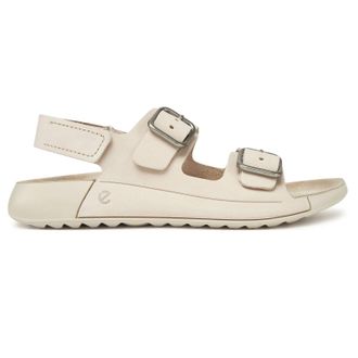 Ecco Ecco Cozmo 206903 Nubuck Leather Womens Slingbacks Sandals - Limestone - Size:UK 6.5-7