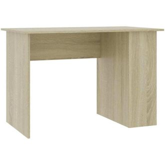 vidaXL Escritorio Madera Contrachapada Color Roble Sonoma 110x60x73 Cm Vidaxl