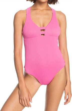 Roxy Love One Piece In Pink Guava