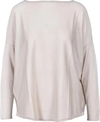 Wild Cashmere Silk and Cashmere Sweater - Beige