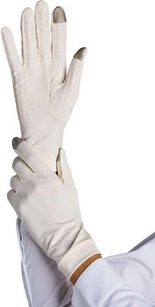 Coolibar Gannett Full Finger UV Sun Gloves, UPF 50+ Sun Protection in Vanilla at Nordstrom, Size X-Large