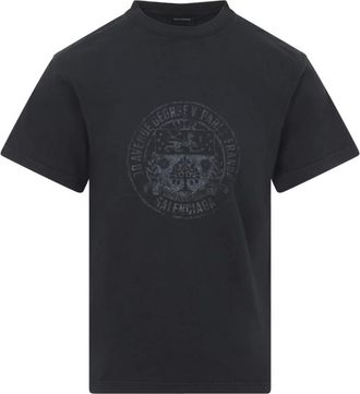 Balenciaga T-Shirts, male, Black, S, Standard T-Shirt Regular Fit