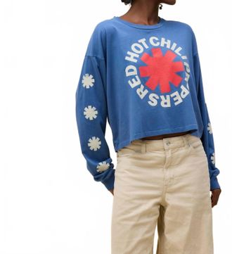Daydreamer Red Hot Chili Peppers Tee In Denim Blue
