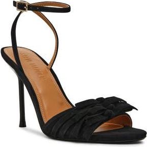 Steve Madden Porsha Ankle Strap Sandal in Black Suede at Nordstrom Rack, Size 6.5