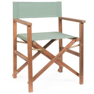 BIZZOTTO Bizzotto - Sedia regista Noemi in legno di acacia, finitura ad olio, pieghevole per esterno -Ecrù