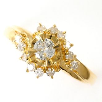 C&A Yellow Gold Yellow Gold (18K) Band Ring (Pre-Owned)
