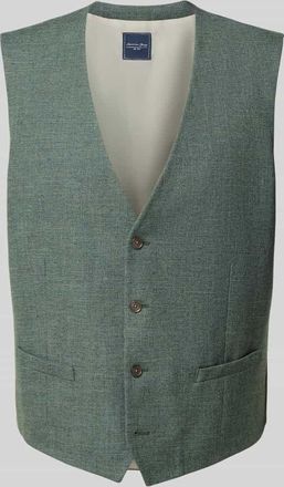 Christian Berg Weste mit Leistentaschen in Dunkelgruen, Gr&ouml;&szlig;e 48