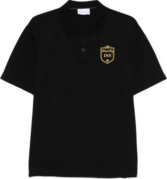 Blue Sky Inn Polo con logo ricamato - Nero