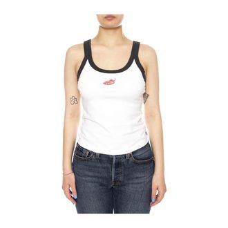 Levi's Tops, Dames, Wit, M, Katoen, Graphic Essential Tank Top