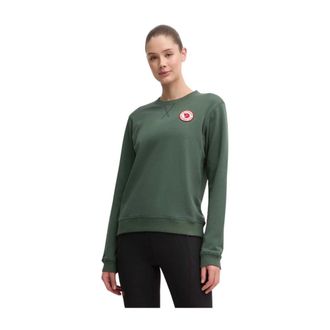 Fj&auml;llr&auml;ven Hoodies & sweatvesten, Dames, Groen, M, Sweatshirts