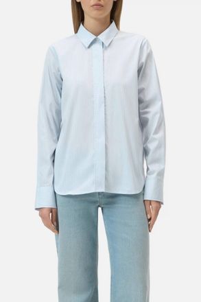 Closed Classic Button Down Shirt In Nordic Blue
