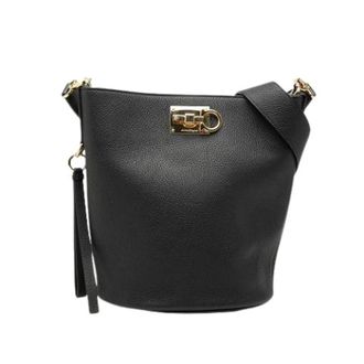 Ferragamo Pre-owned Bucket Bag - Dames - Pre-owned - Zwart - Maat: ONE Size Leer