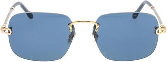 Fred Perry Stijlvolle Bril met 60mm Lensbreedte - unisex - Zonnebrillen - Blauw - ONE Size - Accessoires