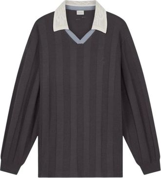 Filling Pieces Tops, Heren, Grijs, XL, Polyester, Knit Football Jersey