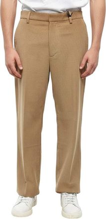 Dsquared2 Beige Flat Front Pants