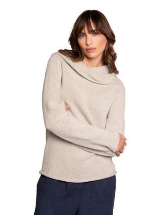 Celtic & Co. Collared Slouch Sweater in Oatmeal at Nordstrom, Size X-Small