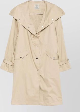 Toteme cotton oversized trench coat