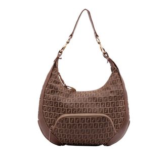 Fendi Pre-owned Fendi Zucchino Canvas Chef Pocket Hobo Ladies 9M5SSYRK6YLXFAD1