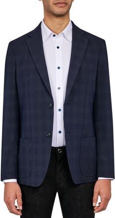 W.R.K Check Sport Coat in Navy at Nordstrom Rack, Size 36