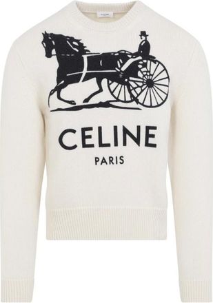 Celine Jersey de cachemira blanco - Knitwear - Hombre - Blanco - XL