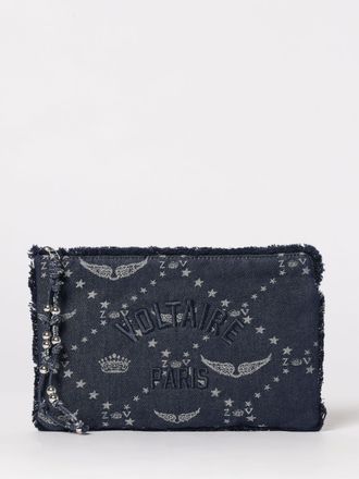 Zadig&Voltaire Clutch Angel Zadig & Voltaire in denim di cotone con logo