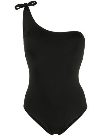 Fisico one shoulder swimsuit - women - Polyamide/Spandex/Elastane - S - Black