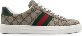 Gucci Sneakers, female, Brown, Size: 7 1/2 US Ace Sneaker