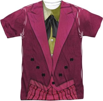 Gildan Batman Classic Tv Joker Uniform Short Sleeve Adult Poly Crew Tee / T-Shirt