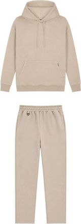 Black Bananas Jumpsuits & Playsuits, Heren, Beige, S, Polyester, Hooded Flex Suit