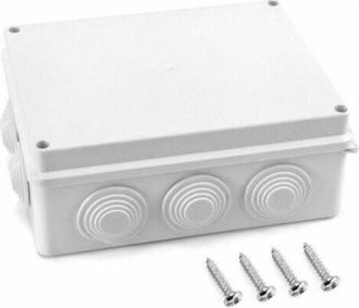 OEM Caja De Conexiones, Con Clasificaci&oacute;n Ip65, Fabricada En Pl&aacute;stico Abs, Resistente A La Intemperie Para Uso Exterior, Color Blanco, 200 X 155 X 80 Mm
