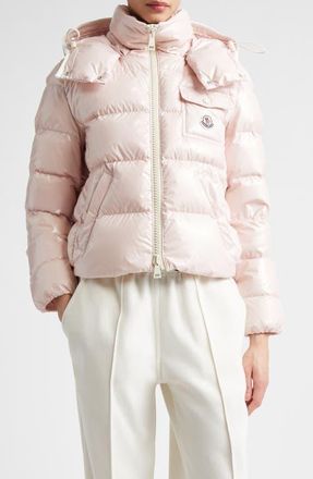 Moncler Andro Down Puffer Jacket in Pink at Nordstrom, Size 4
