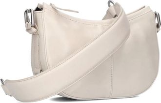 Vagabond Tassen, Dames, Wit, ONE Size, Leer, Elegante Schoudertas Minoh